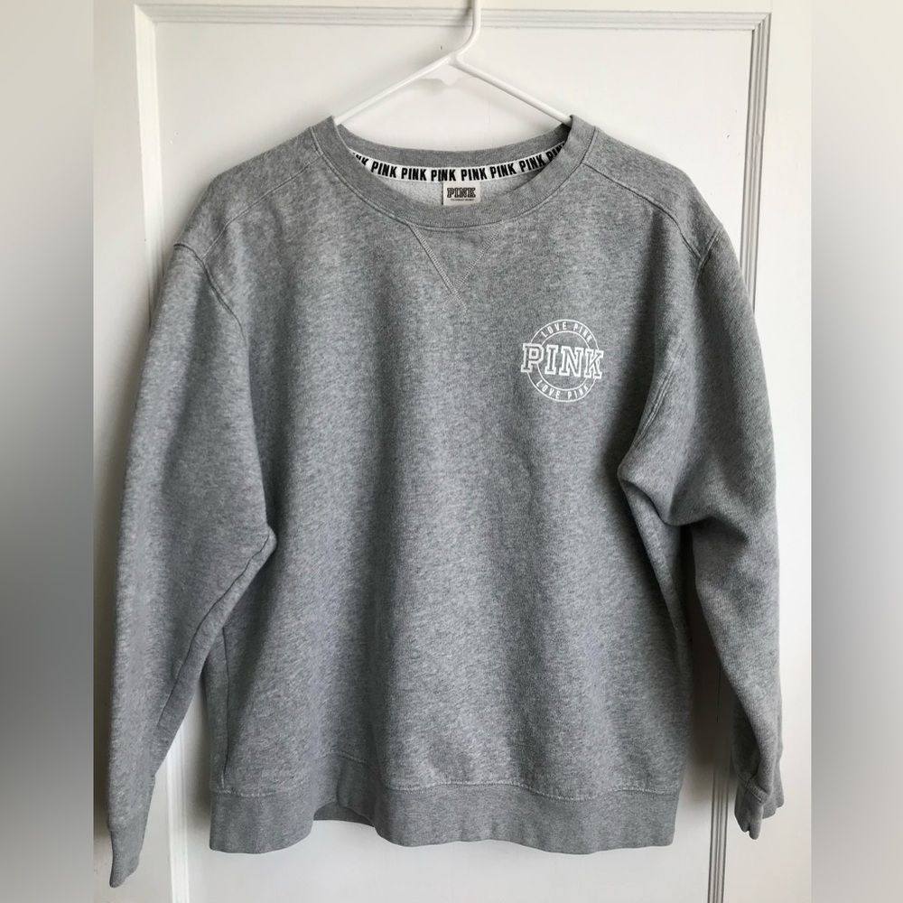 Victoria’s Secret PINK Crew Neck Sweatshirt Womens Size Large